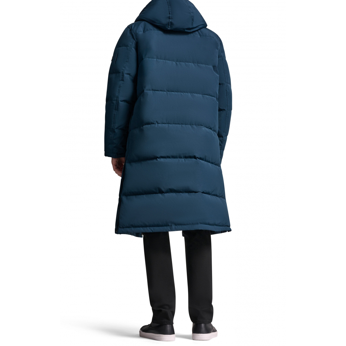 'Zip Front Longline' Pufferjacke für Herren