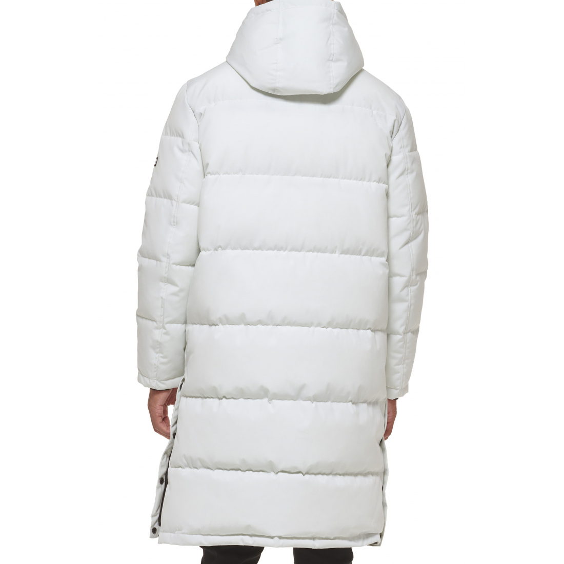 'Zip Front Longline' Pufferjacke für Herren