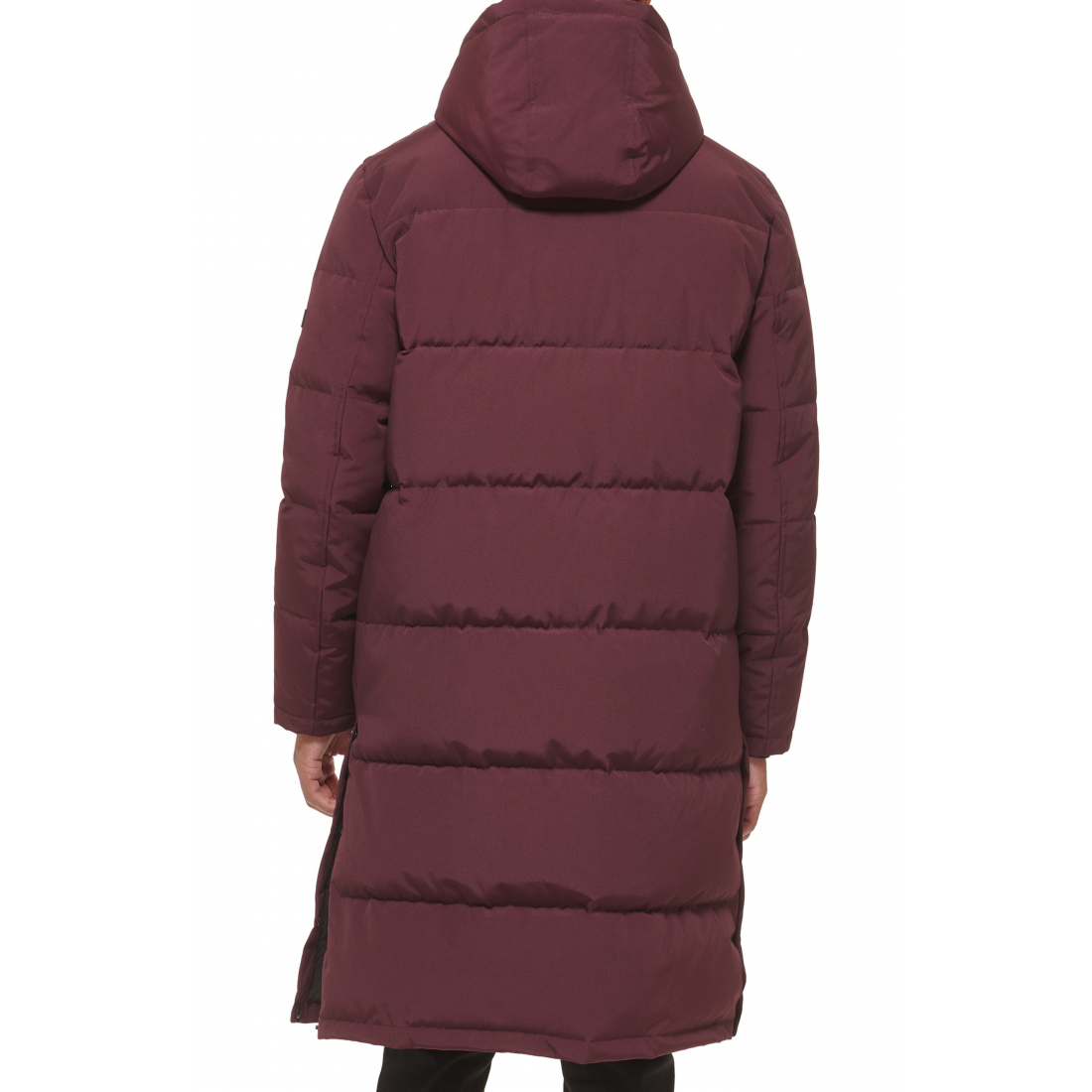 'Zip Front Longline' Pufferjacke für Herren