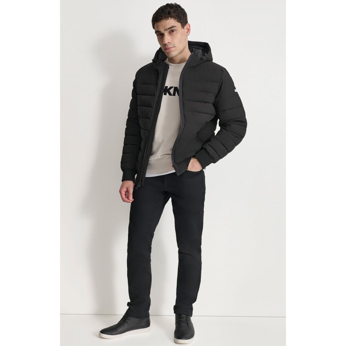Veste matelassée 'Zip Front' pour Hommes