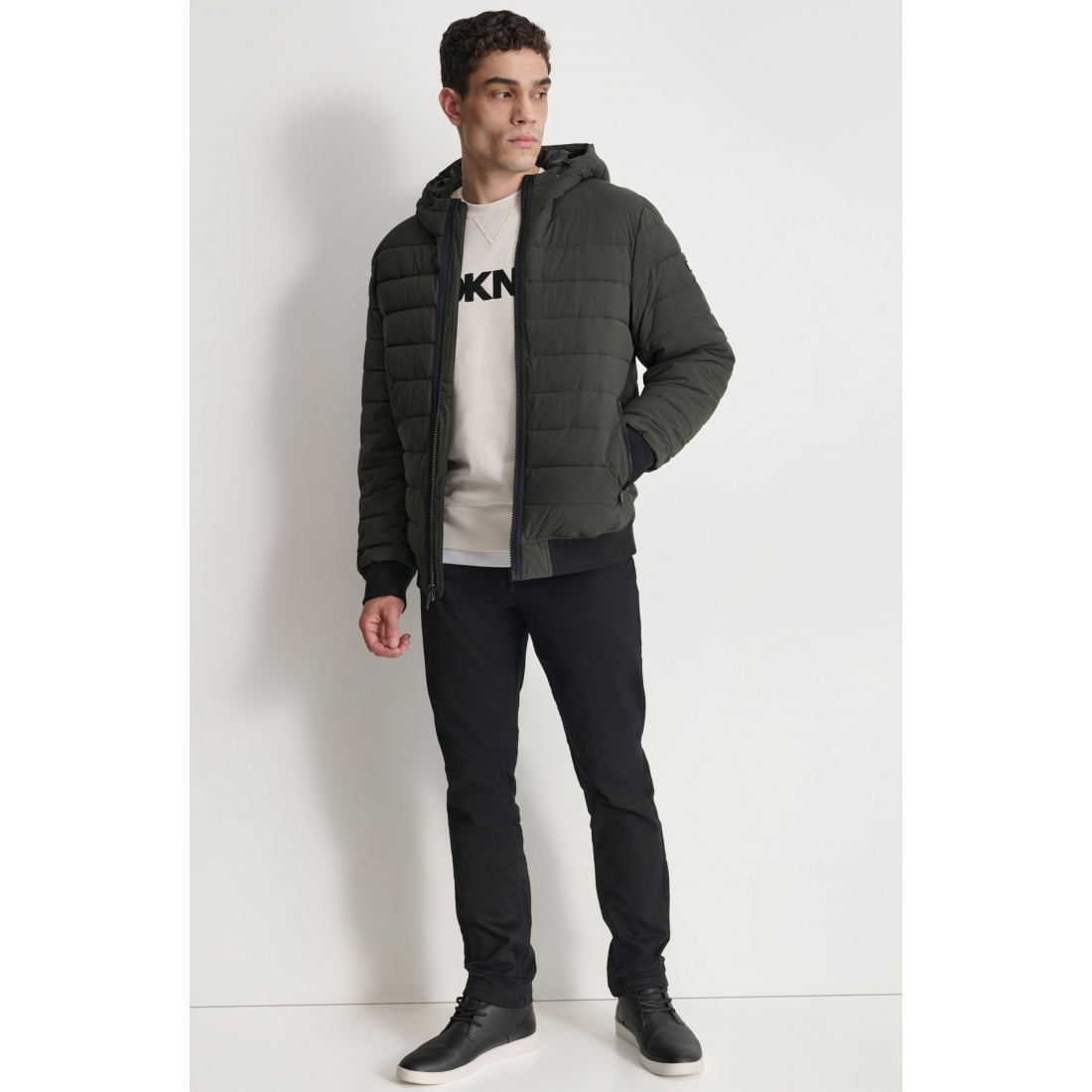 Veste matelassée 'Zip Front' pour Hommes