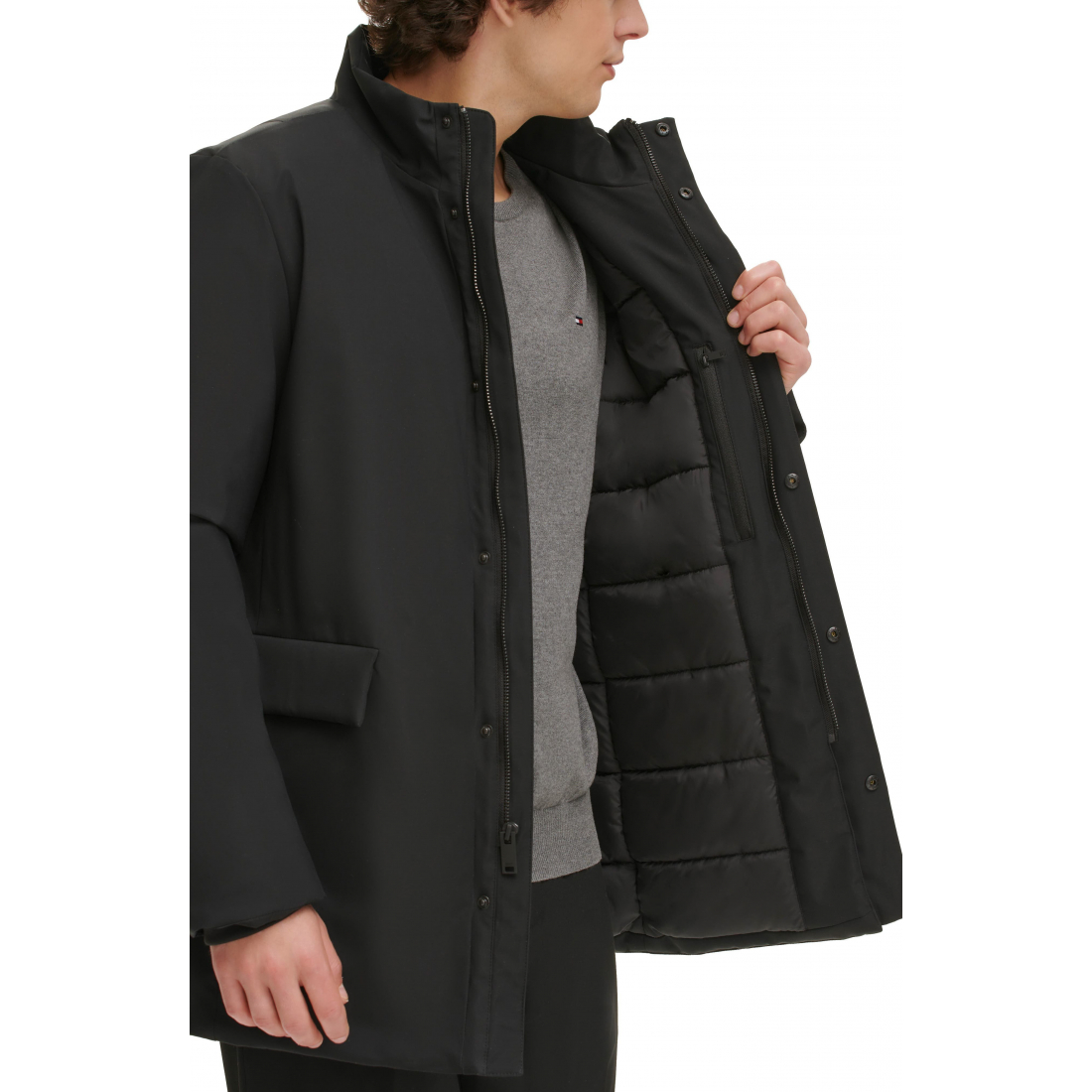 Veste matelassée 'Zip Front' pour Hommes