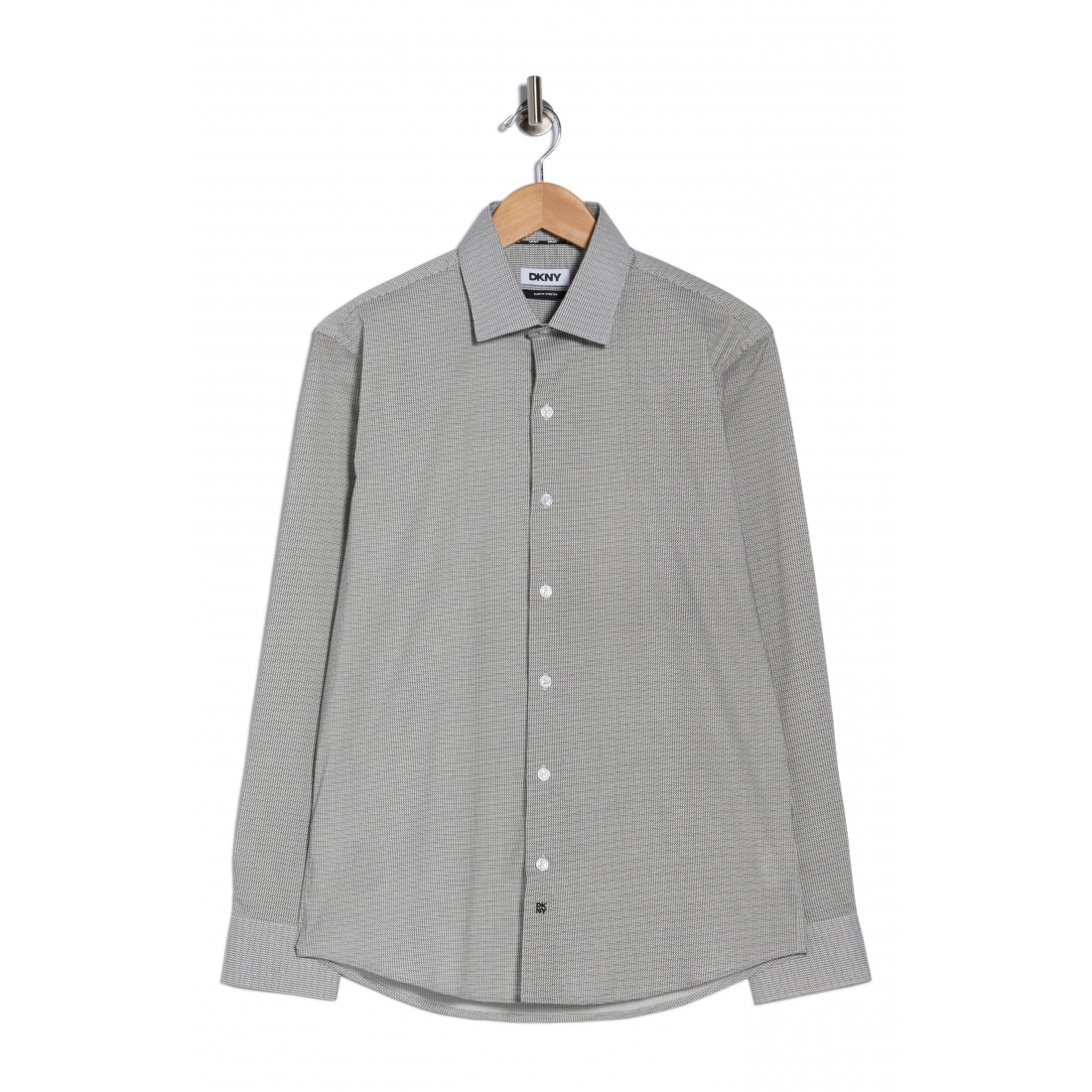 Men's 'Slim Fit Geometric Print Stretch Dress' Shirt