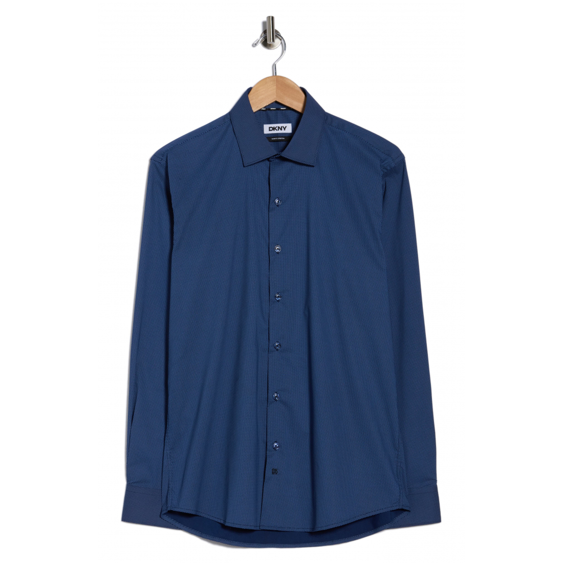 Chemise 'Slim Fit Mini Dot Print Stretch Dress' pour Hommes