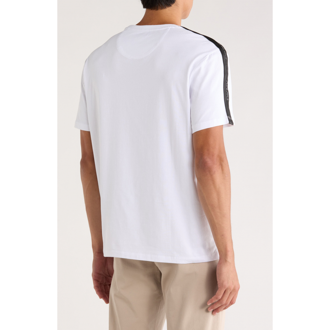 T-shirt 'Paulo Stripe Logo' pour Hommes