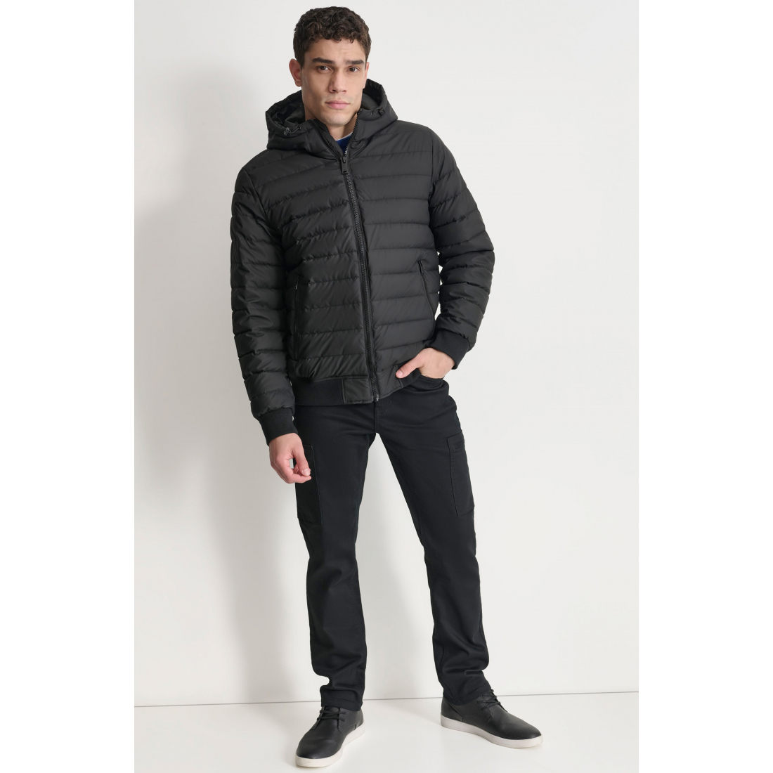 Veste matelassée 'Rubberized Front Zip' pour Hommes