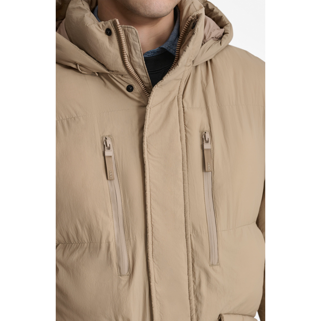 'Zip Front' Pufferjacke für Herren