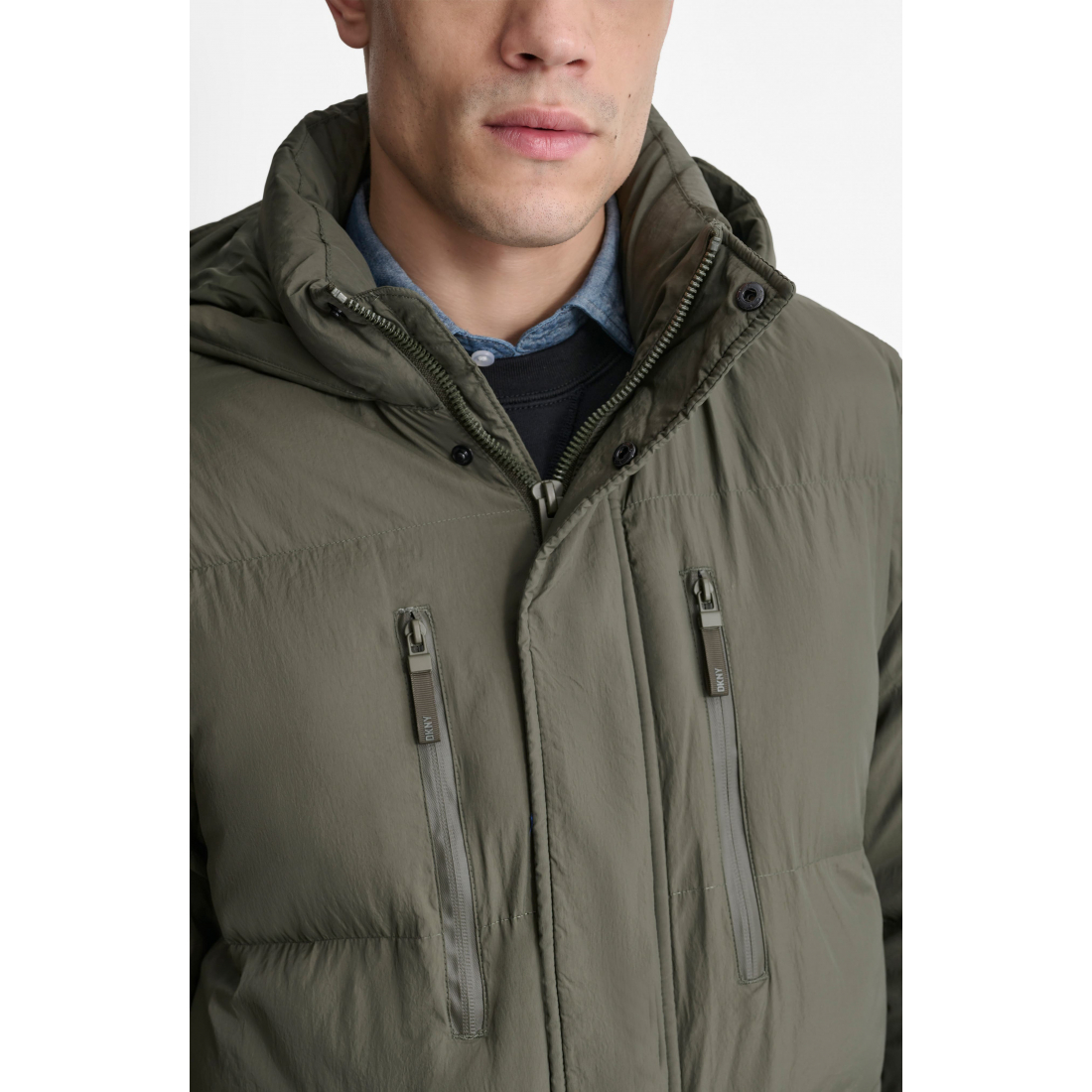 'Zip Front' Pufferjacke für Herren