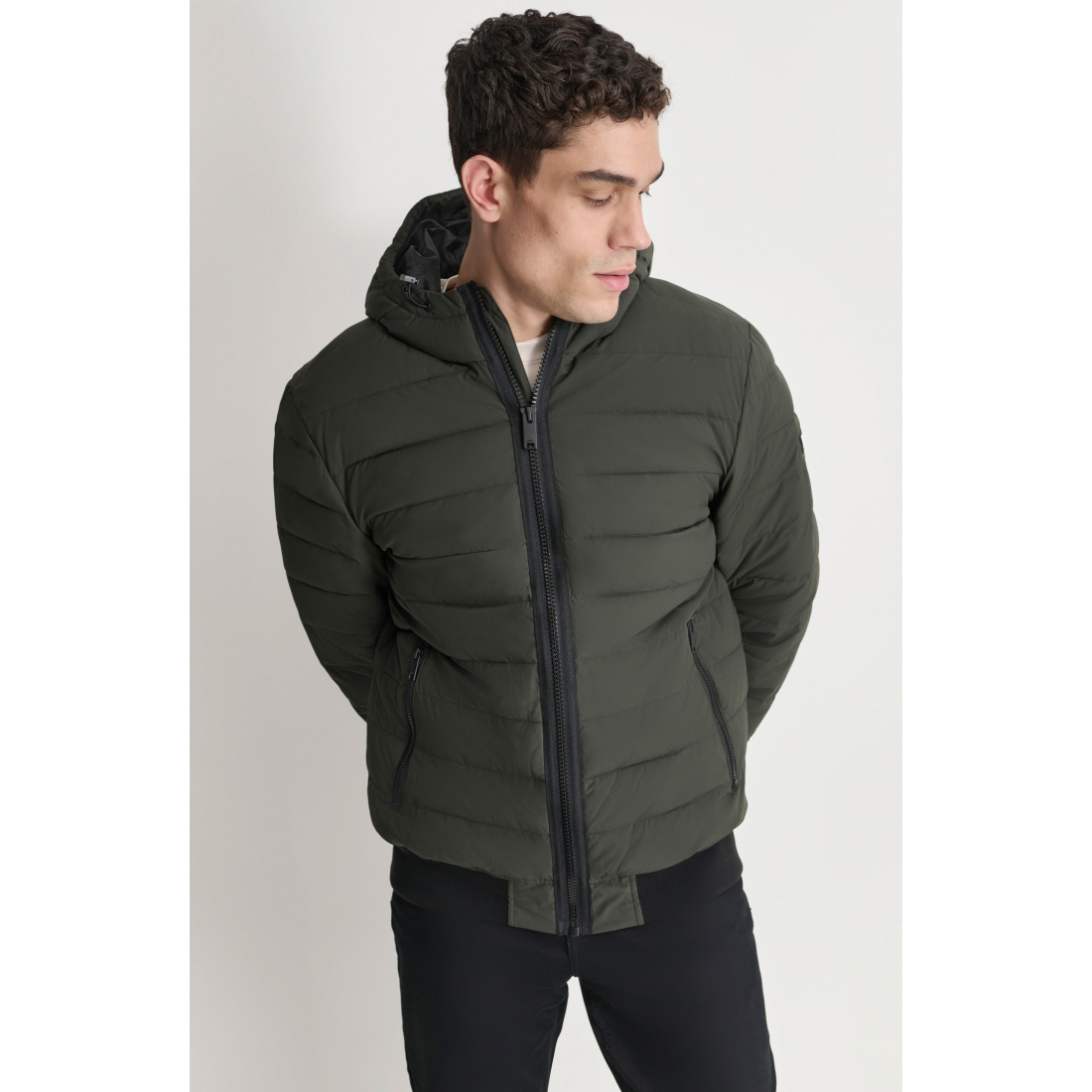 Veste matelassée 'Zip Front' pour Hommes