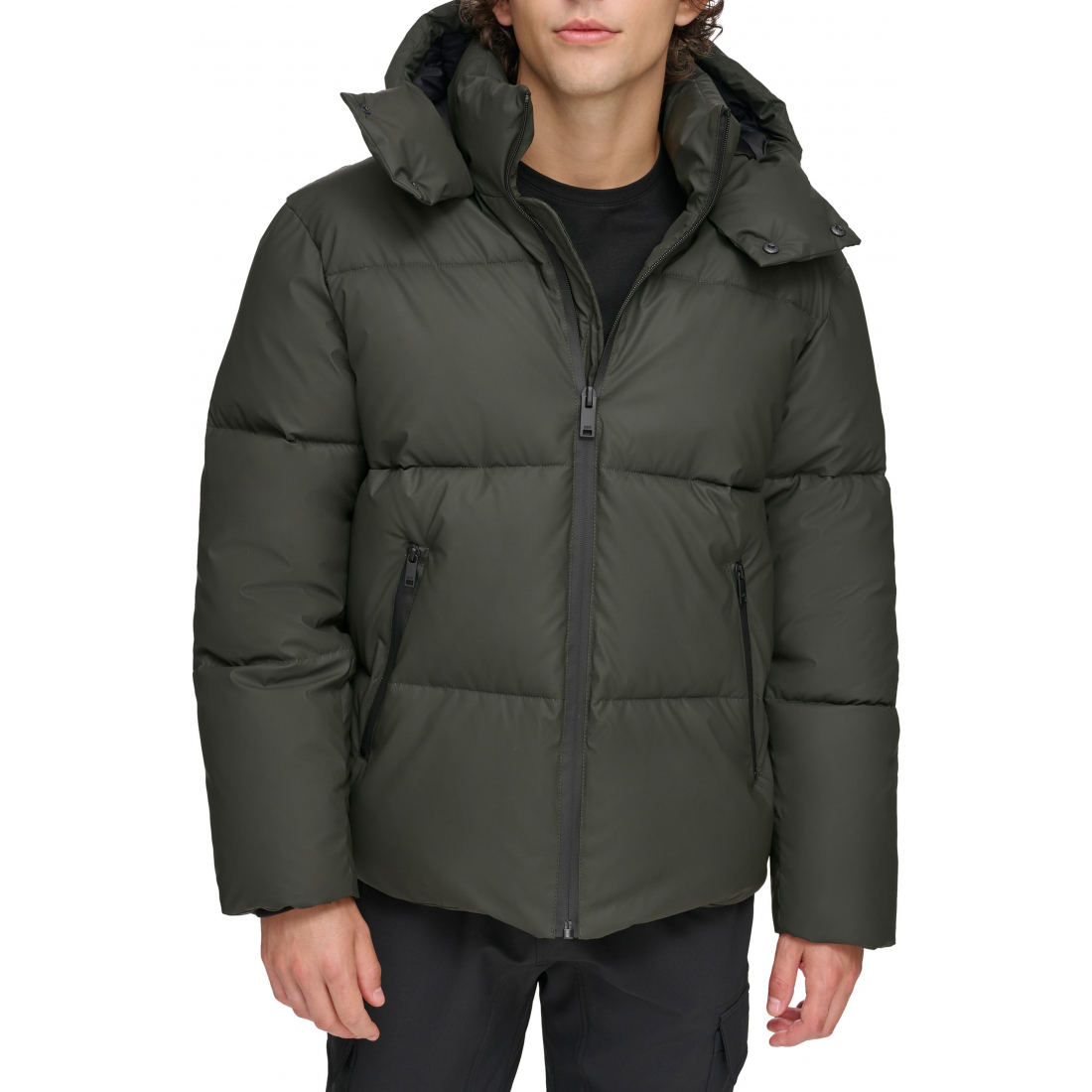 Veste matelassée 'Rubberized Front Zip' pour Hommes