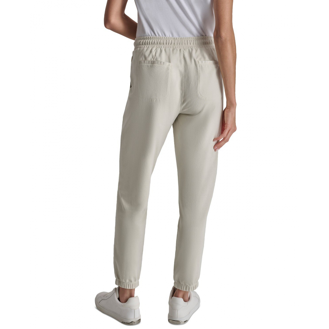 Jogging 'Cotton-Blend Tie-Waist' pour Femmes
