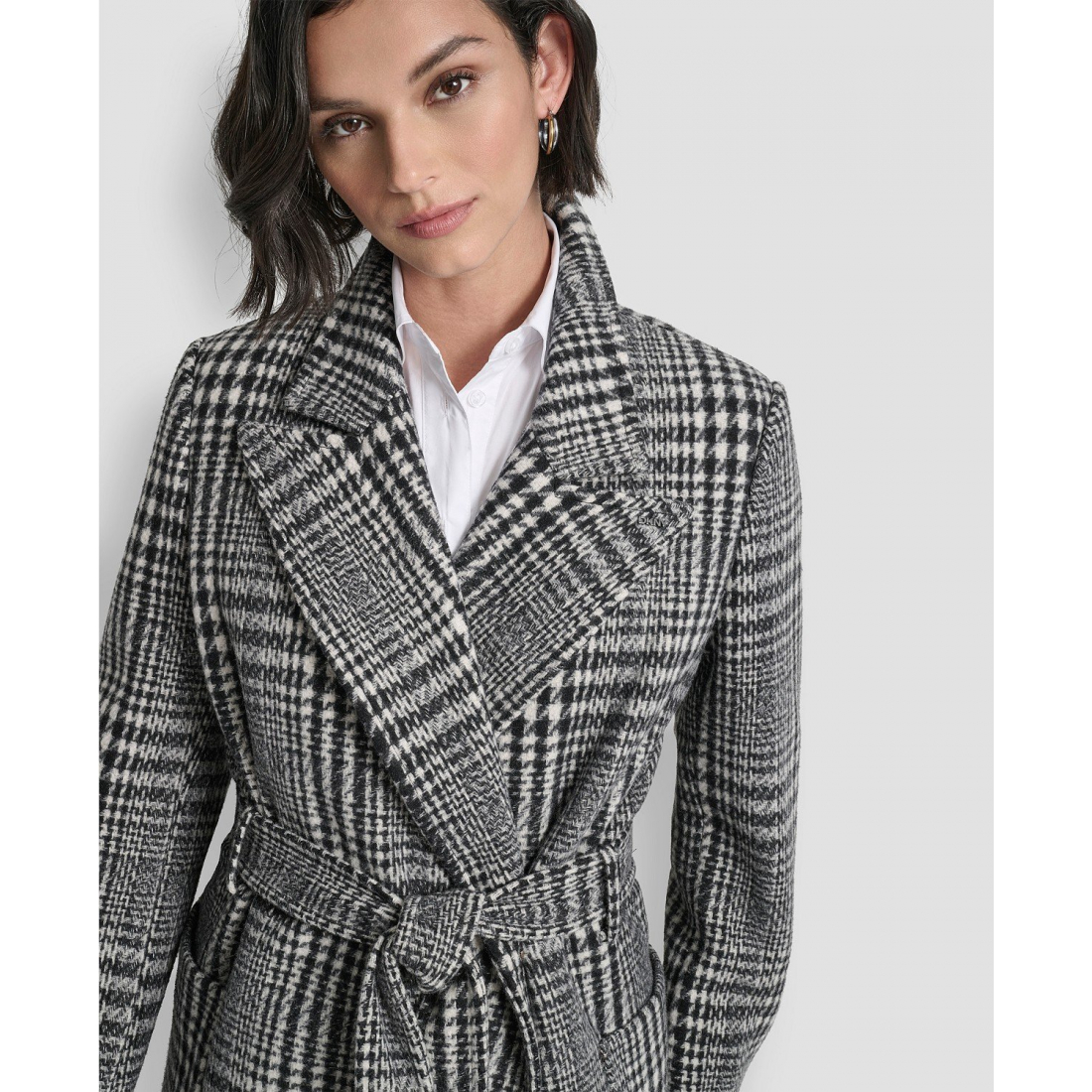 Manteau à ceinture 'Notch Collar' pour Femmes