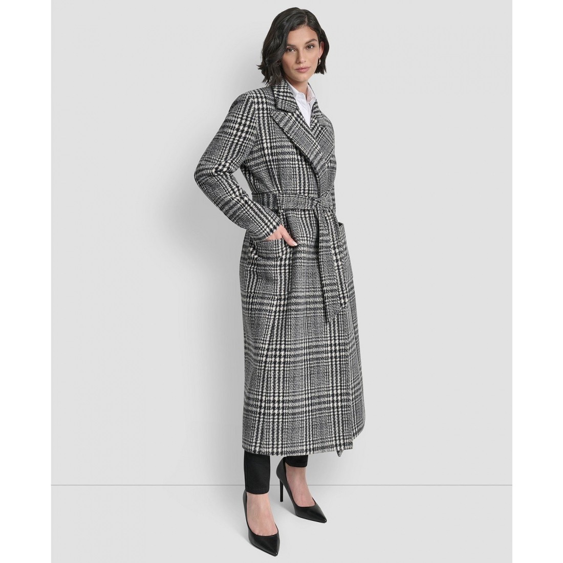 Manteau à ceinture 'Notch Collar' pour Femmes