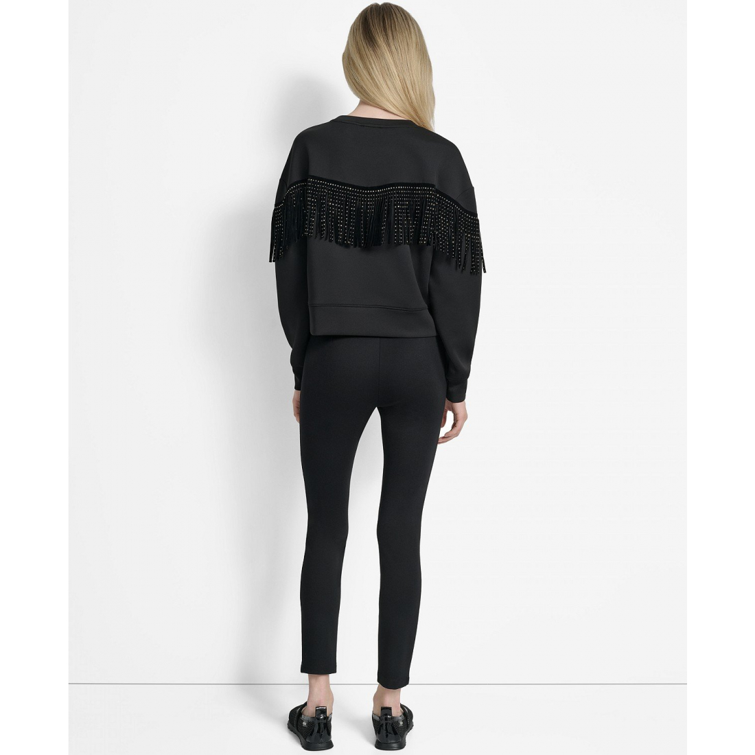 Pull 'Studded Fringe' pour Femmes