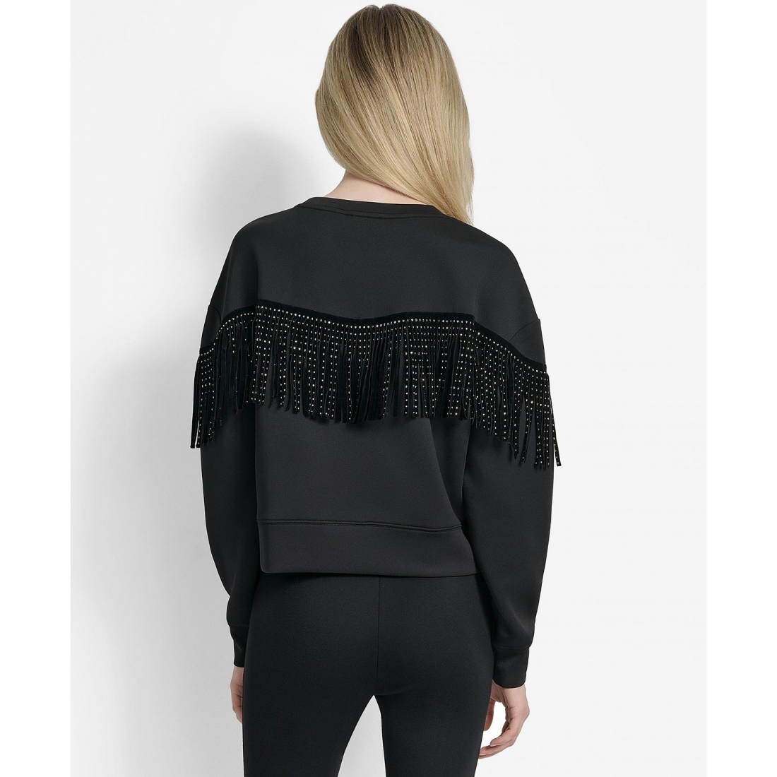 Pull 'Studded Fringe' pour Femmes