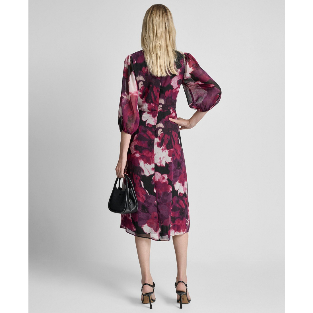 Robe ajustée et évasée '3/4 Sleeve' pour Femmes