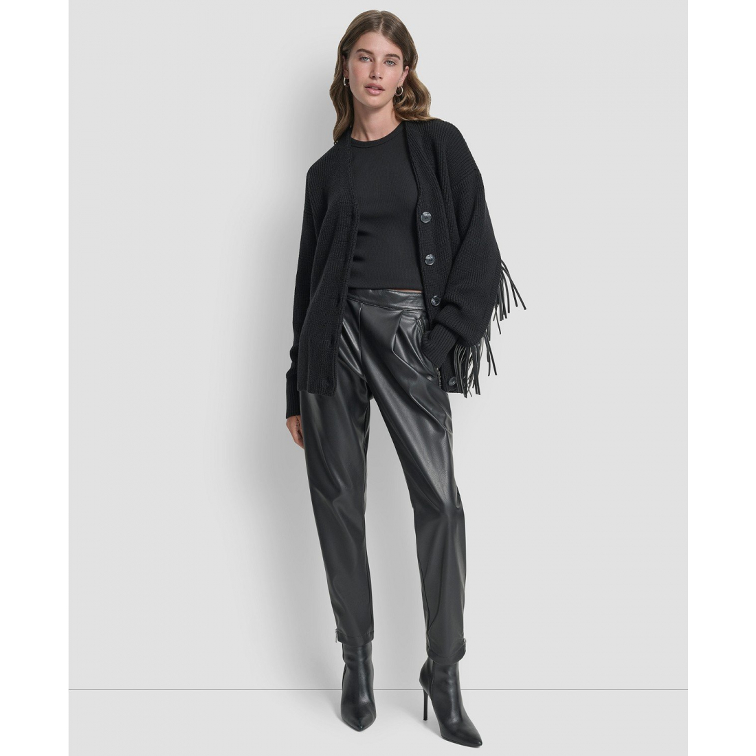 Cardigan 'Fringe Long Sleeve' pour Femmes