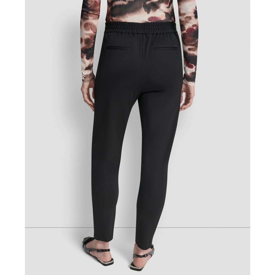 Women's 'Double Pleated Ponte Mid Rise' Trousers