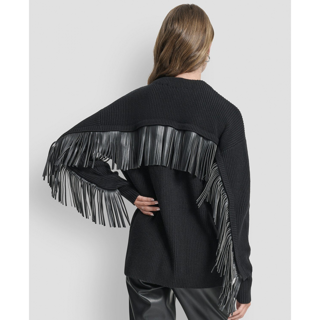 Cardigan 'Fringe Long Sleeve' pour Femmes