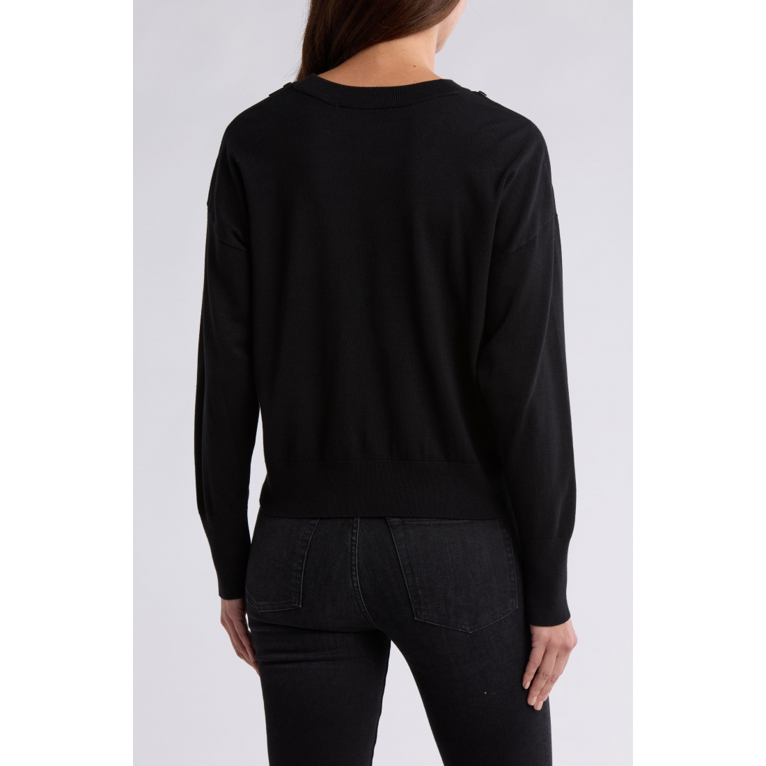 Pull 'Zip Trim' pour Femmes