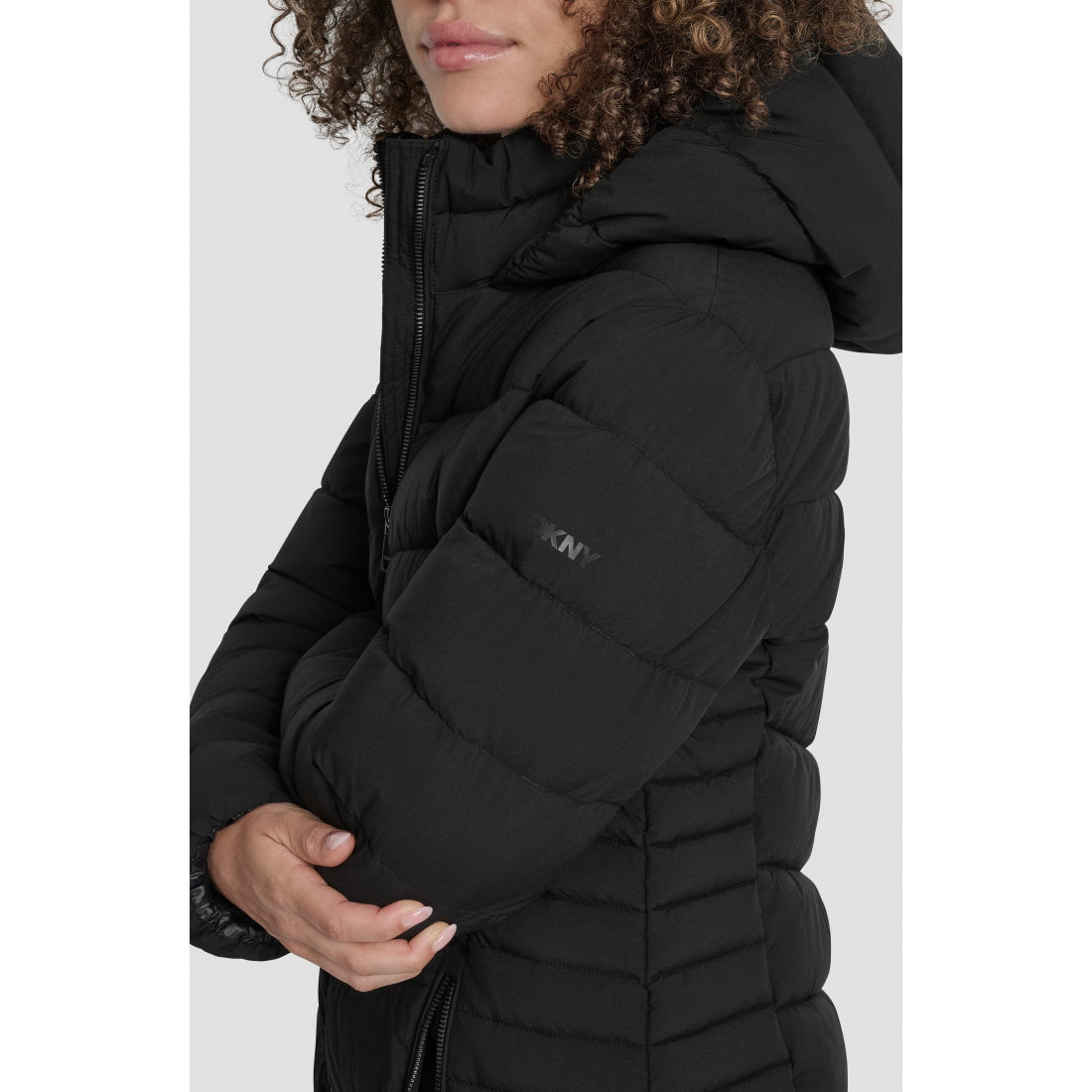 Veste matelassée 'Cire Packable Hooded Longline' pour Femmes