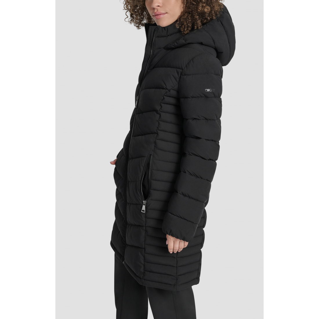 Veste matelassée 'Cire Packable Hooded Longline' pour Femmes