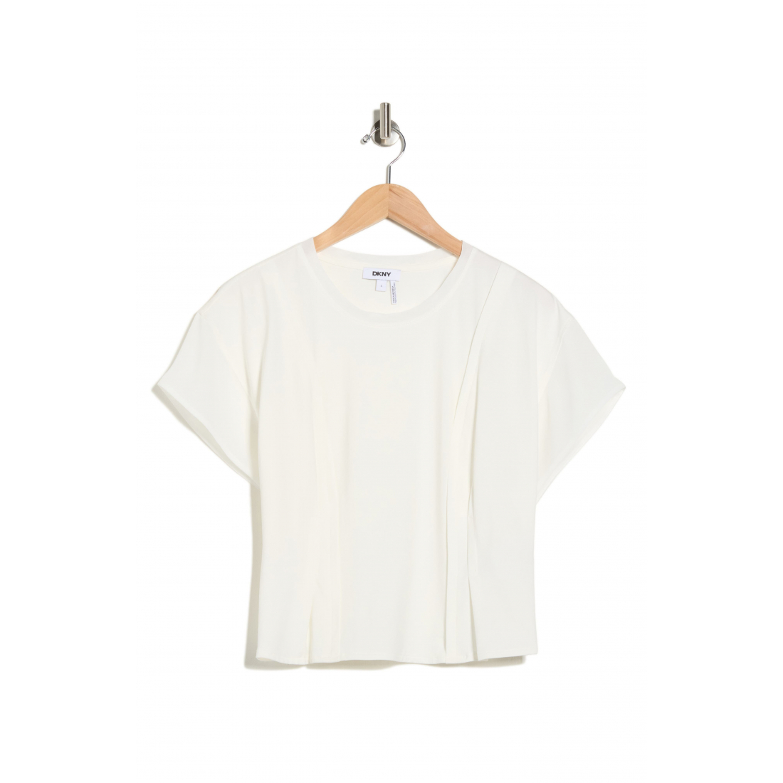 Top à manches courtes 'Mixed Media Knit' pour Femmes