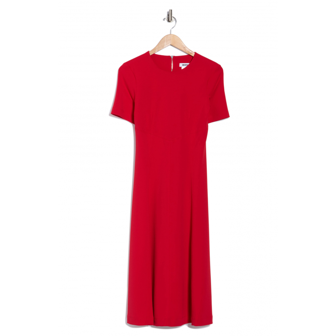 Robe ajustée et évasée 'Jewel Neck' pour Femmes