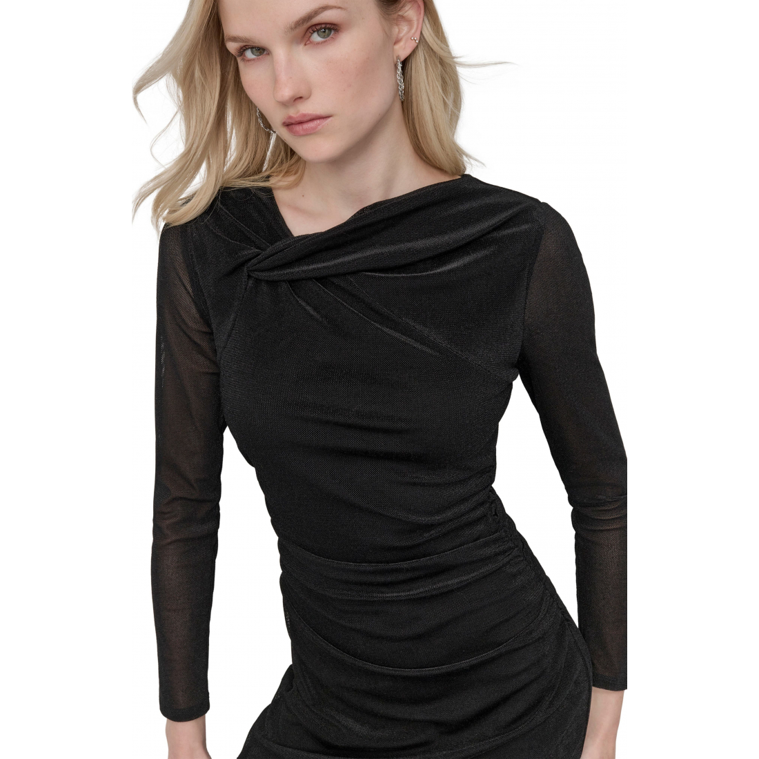 Robe fourreau 'Long Sleeve Velvet' pour Femmes