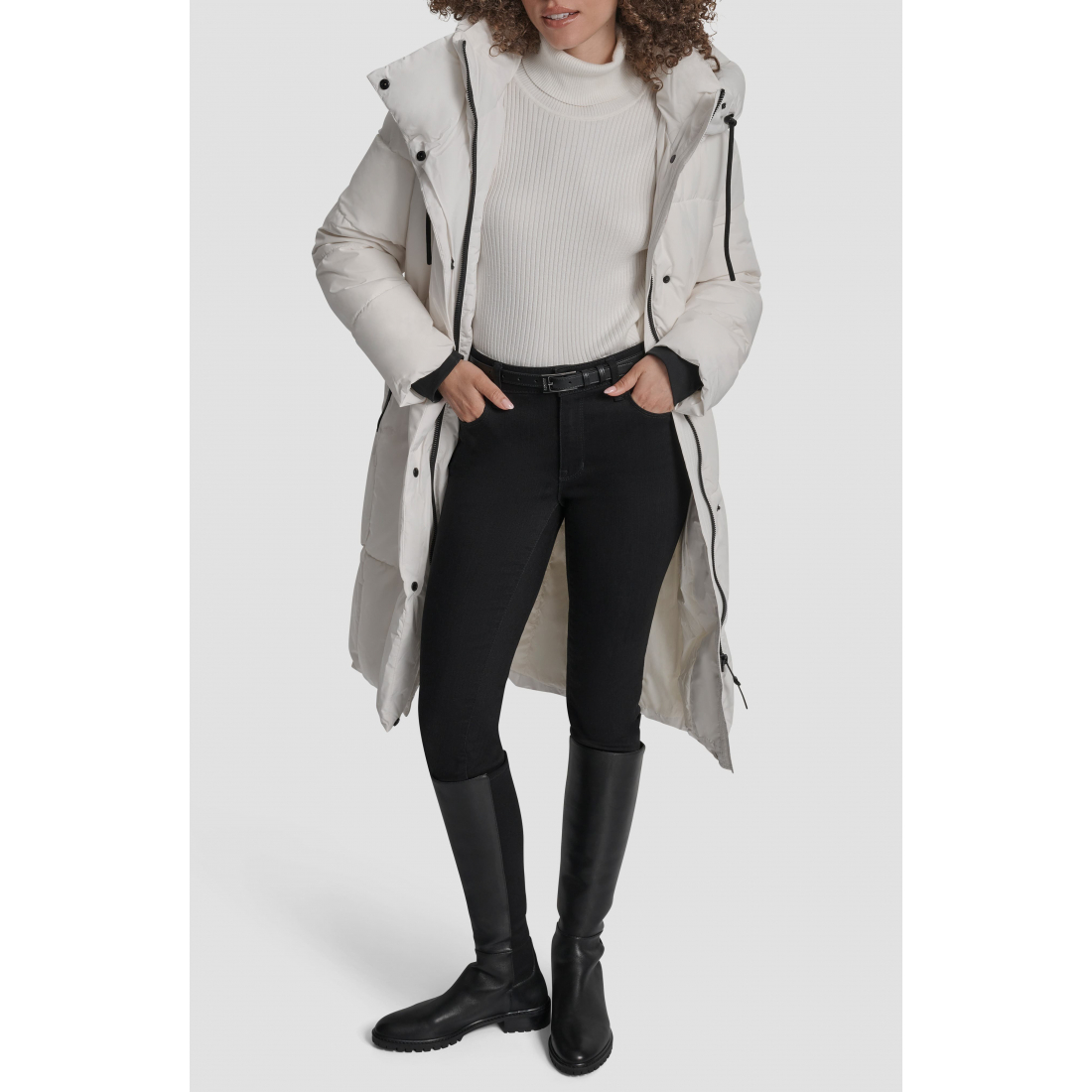 Veste matelassée 'Box Quilted Longline' pour Femmes