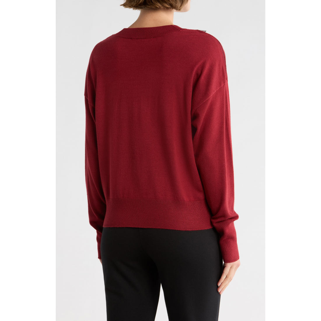 Pull 'Zip Trim' pour Femmes