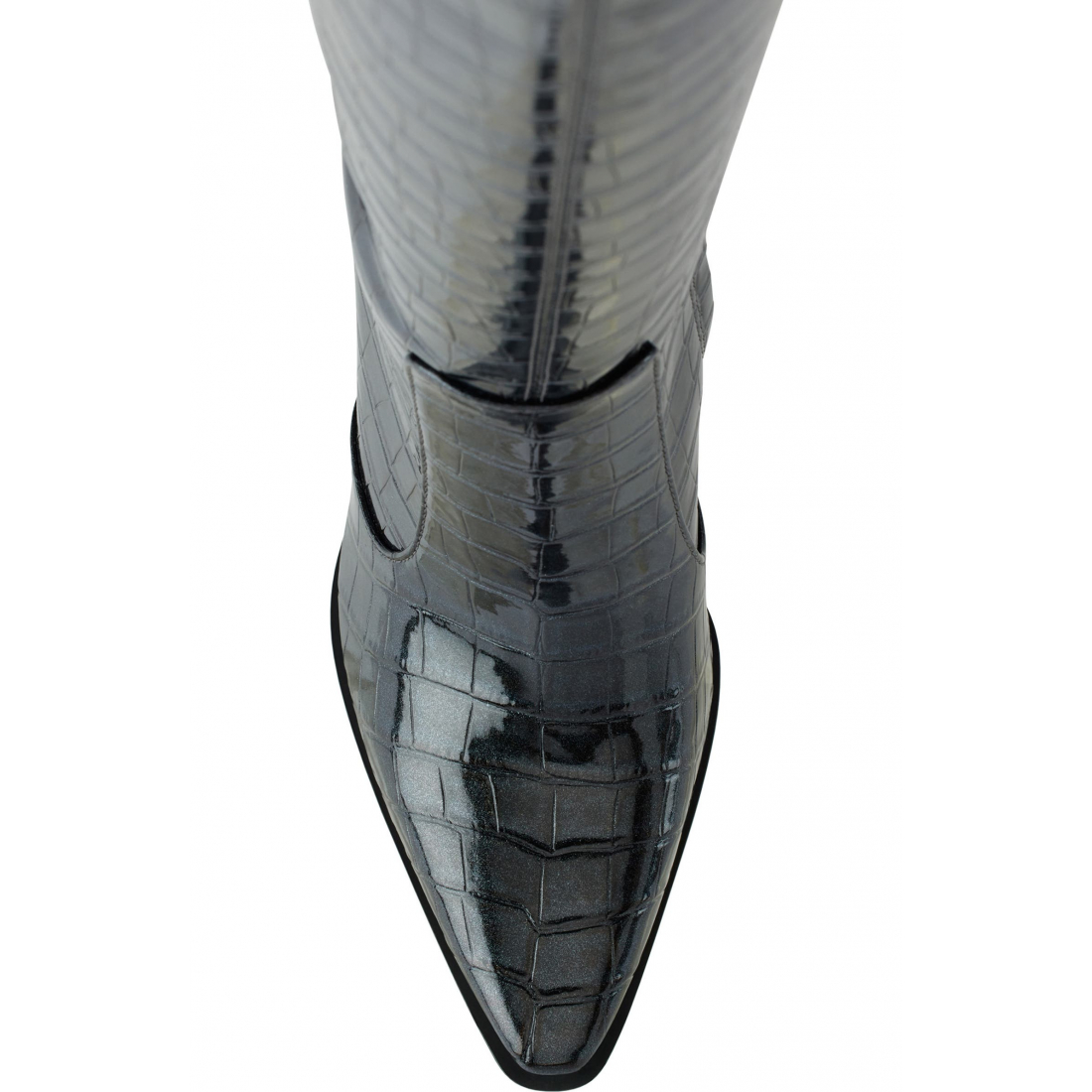Bottes 'Shamira Croc Embossed Knee High' pour Femmes