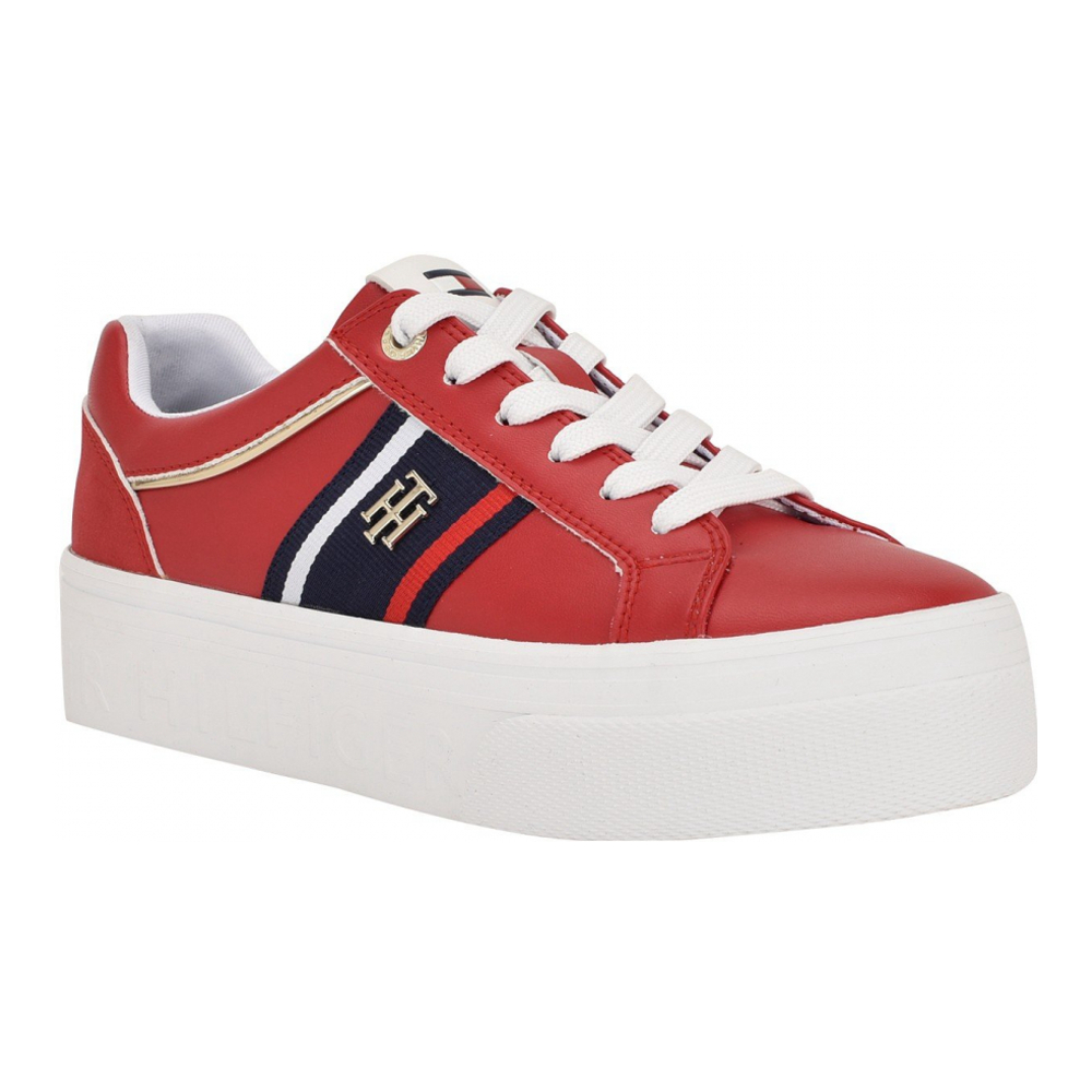 Sneakers à semelle plateforme 'Badria Logo' pour Femmes