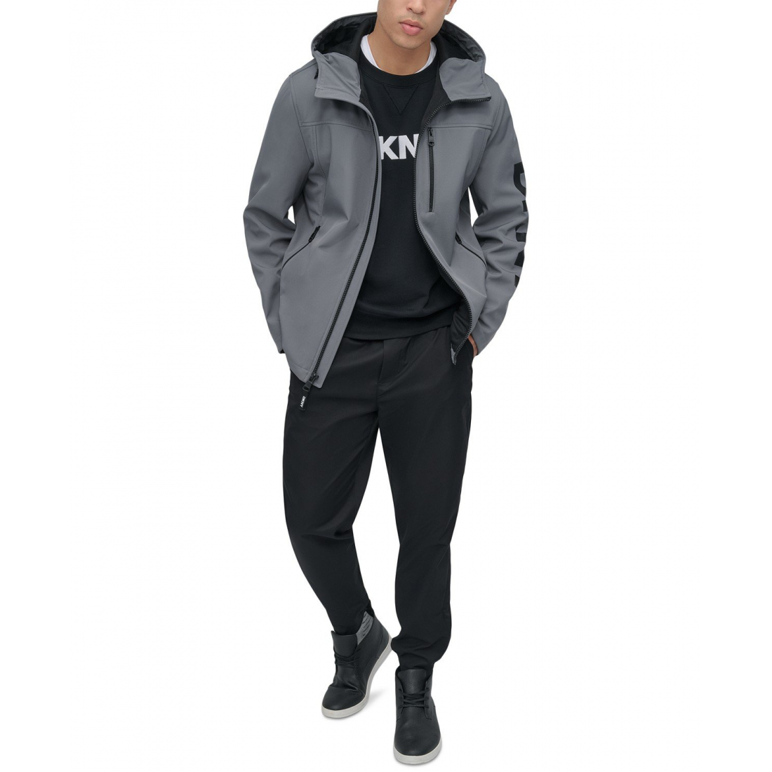 Veste de Survêtement 'Zip-Front Hooded Logo' pour Hommes