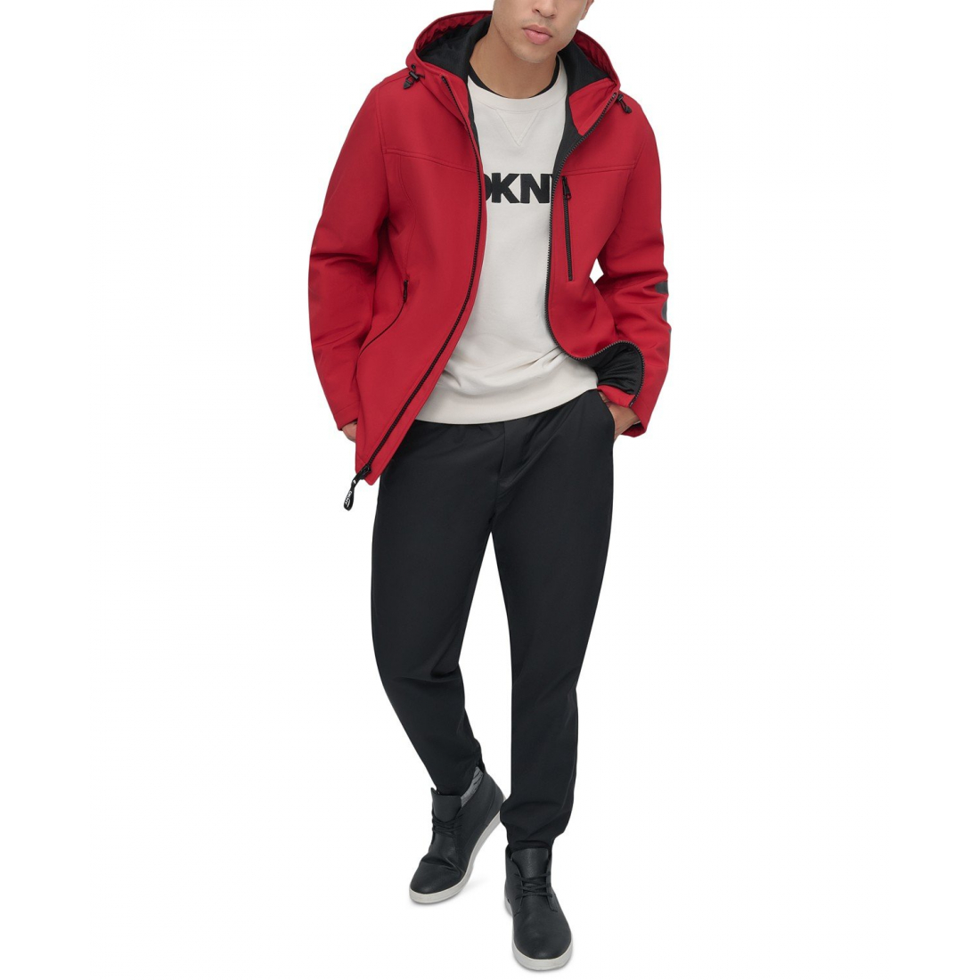 Veste de Survêtement 'Zip-Front Hooded Logo' pour Hommes