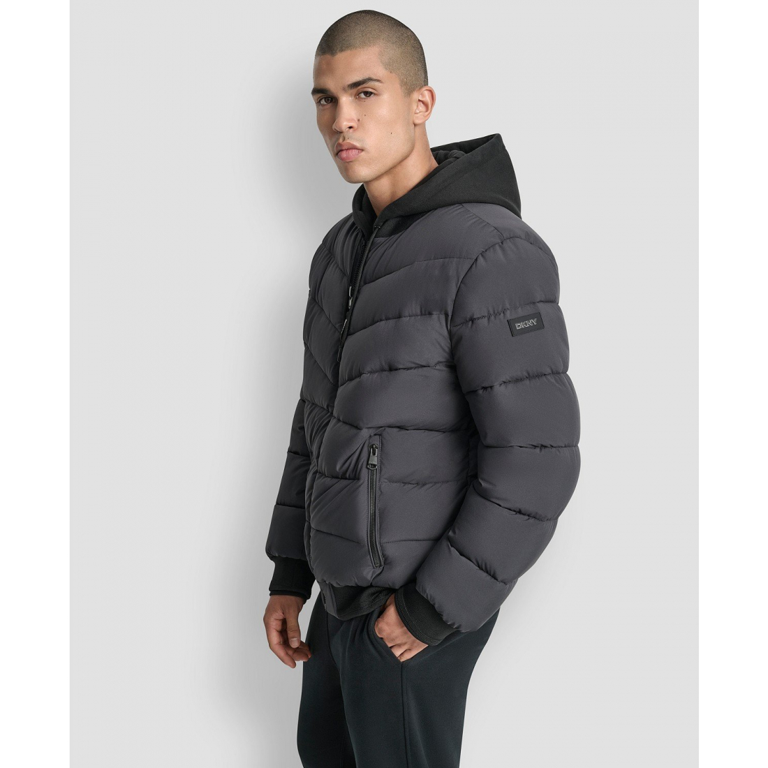Men's 'Hooded Quilted' Puffer Jacket