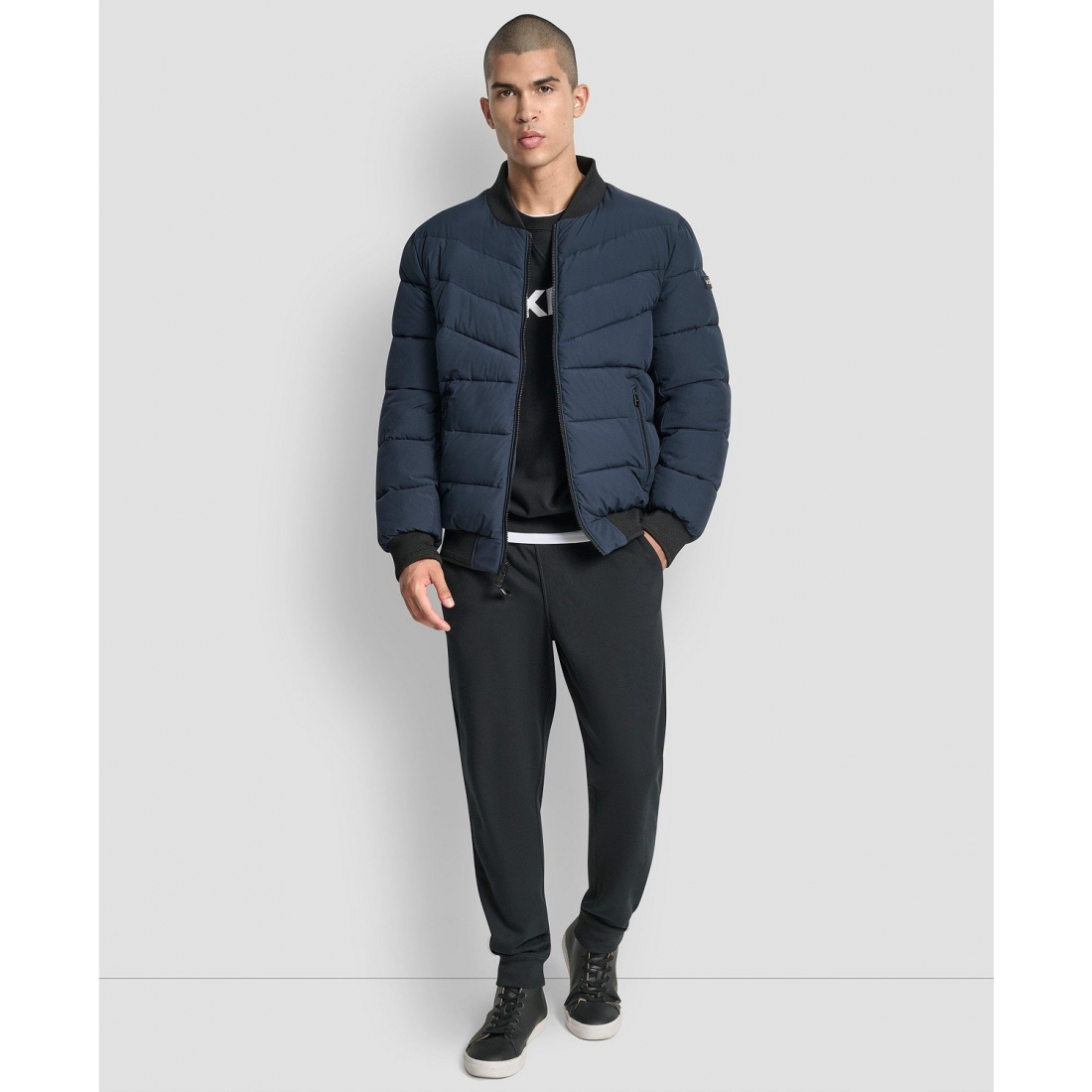 Veste matelassée 'Hooded Quilted' pour Hommes