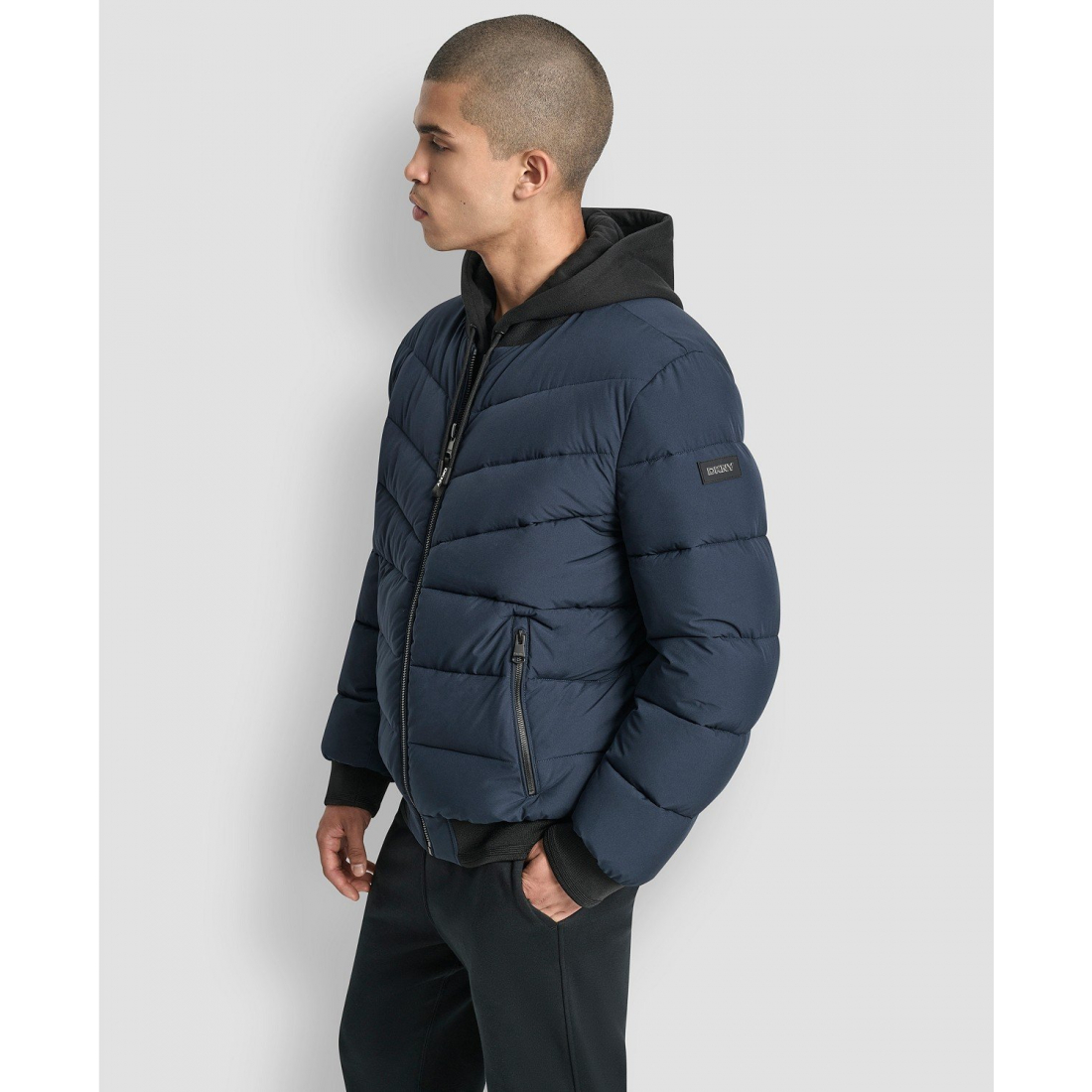 Veste matelassée 'Hooded Quilted' pour Hommes