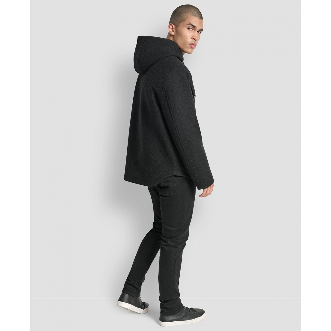 Surchemise 'Faux Wool Hooded' pour Hommes