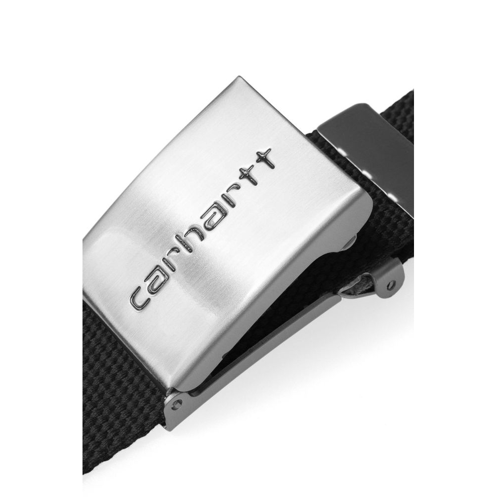 Ceinture Réglable 'Clip Chrome' pour Hommes