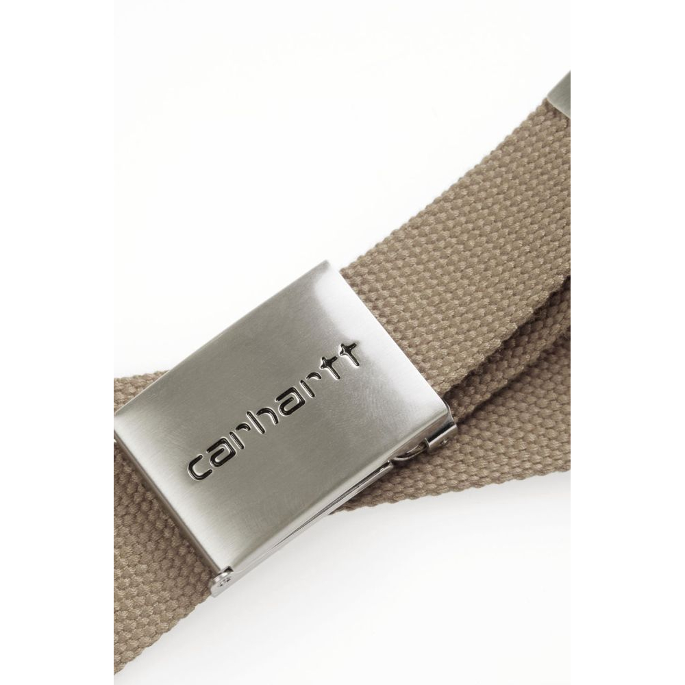 Ceinture Réglable 'Clip Chrome' pour Hommes