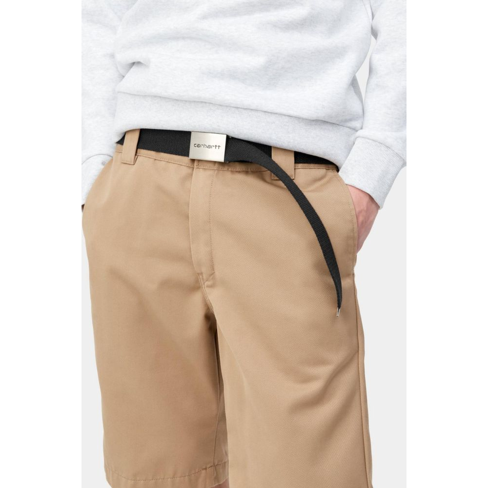 Ceinture Réglable 'Clip Chrome' pour Hommes