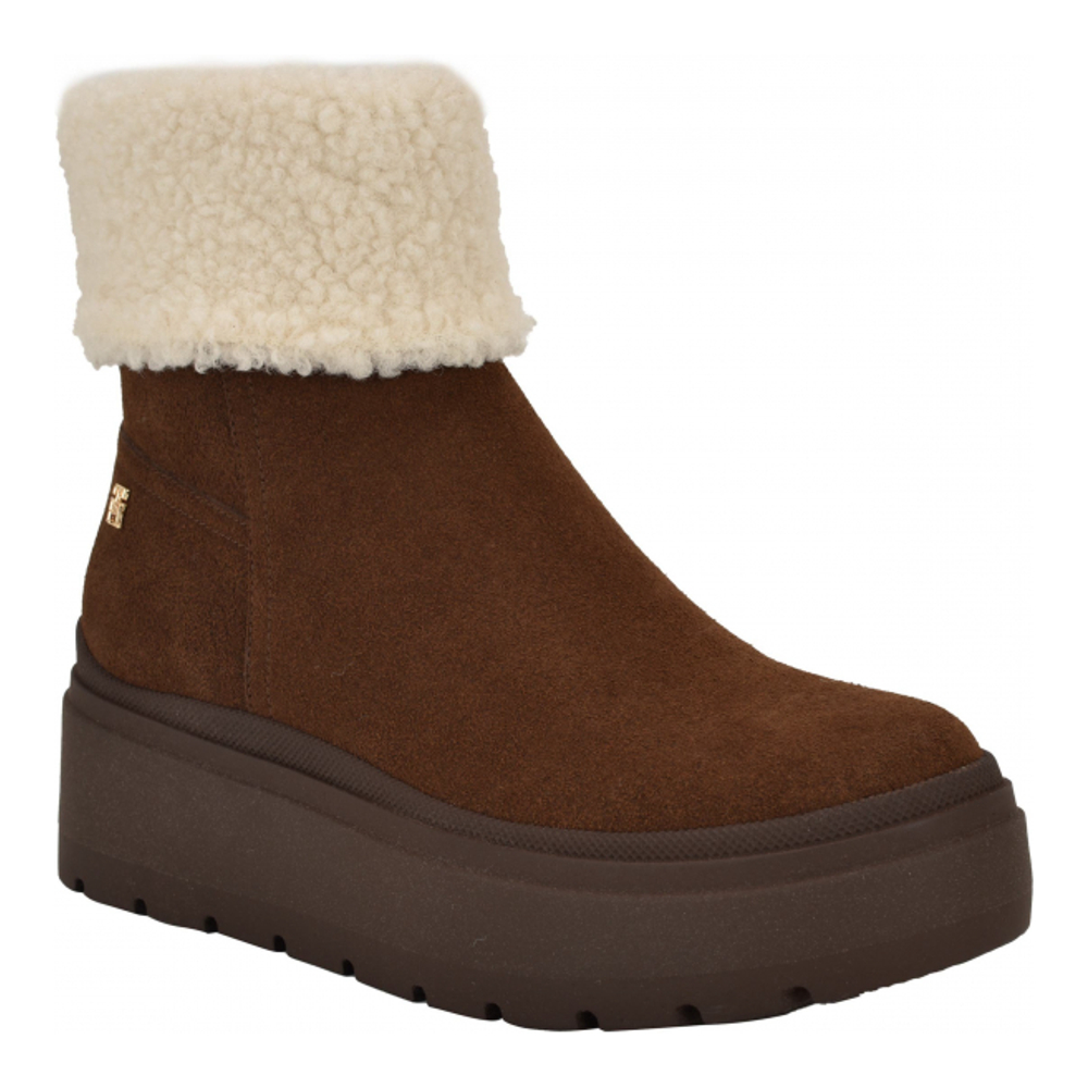 Bottes à plateforme 'Peleiz Faux Shearling Cuff' pour Femmes