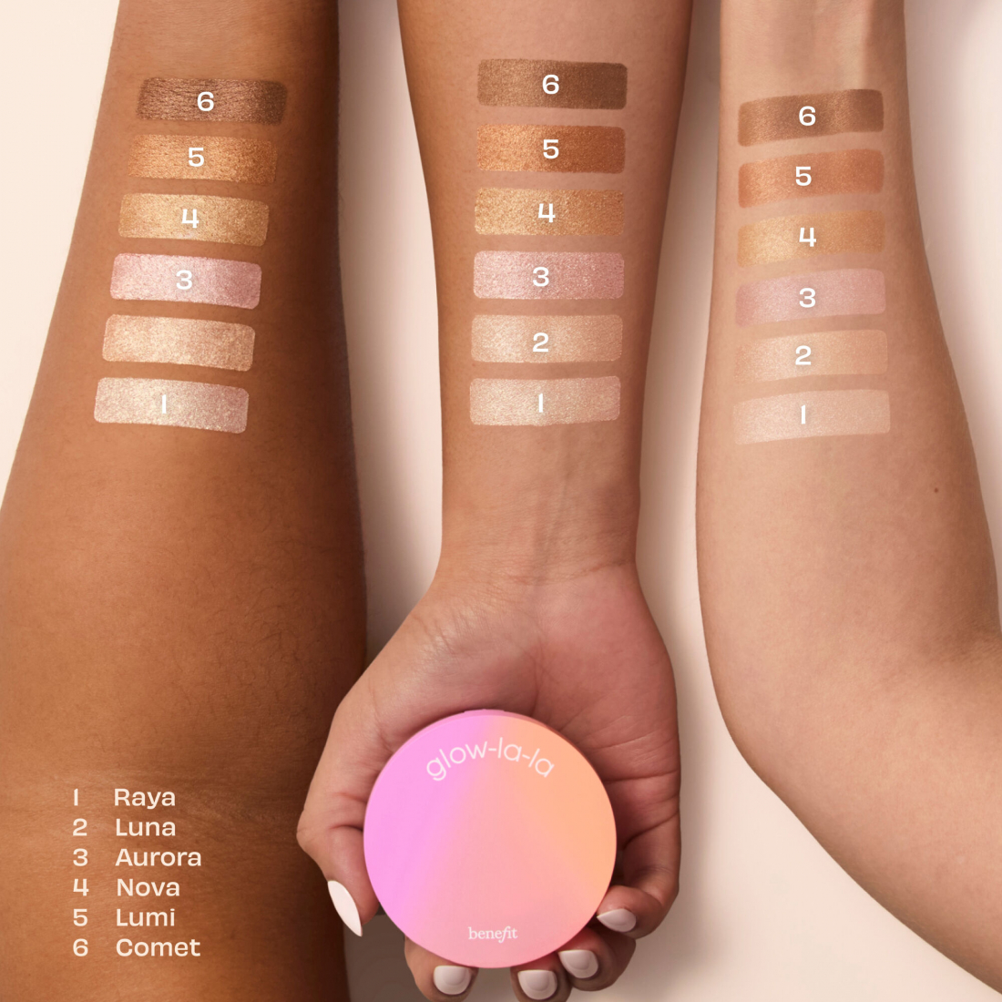 Poudre illuminatrice 'Glow La-La' - Luna 3 g