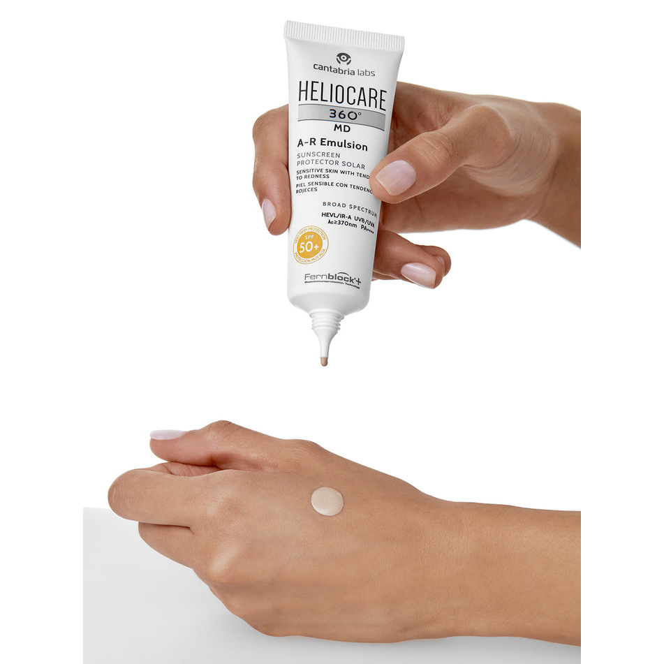 Crème solaire pour le visage 'Heliocare 360° MD A-R Emulsion SPF50+' - 50 ml