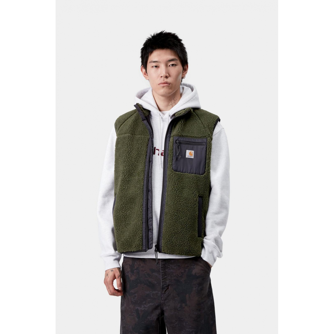 Gilet 'Prentis Sherpa-Effect Zip-Up' pour Hommes