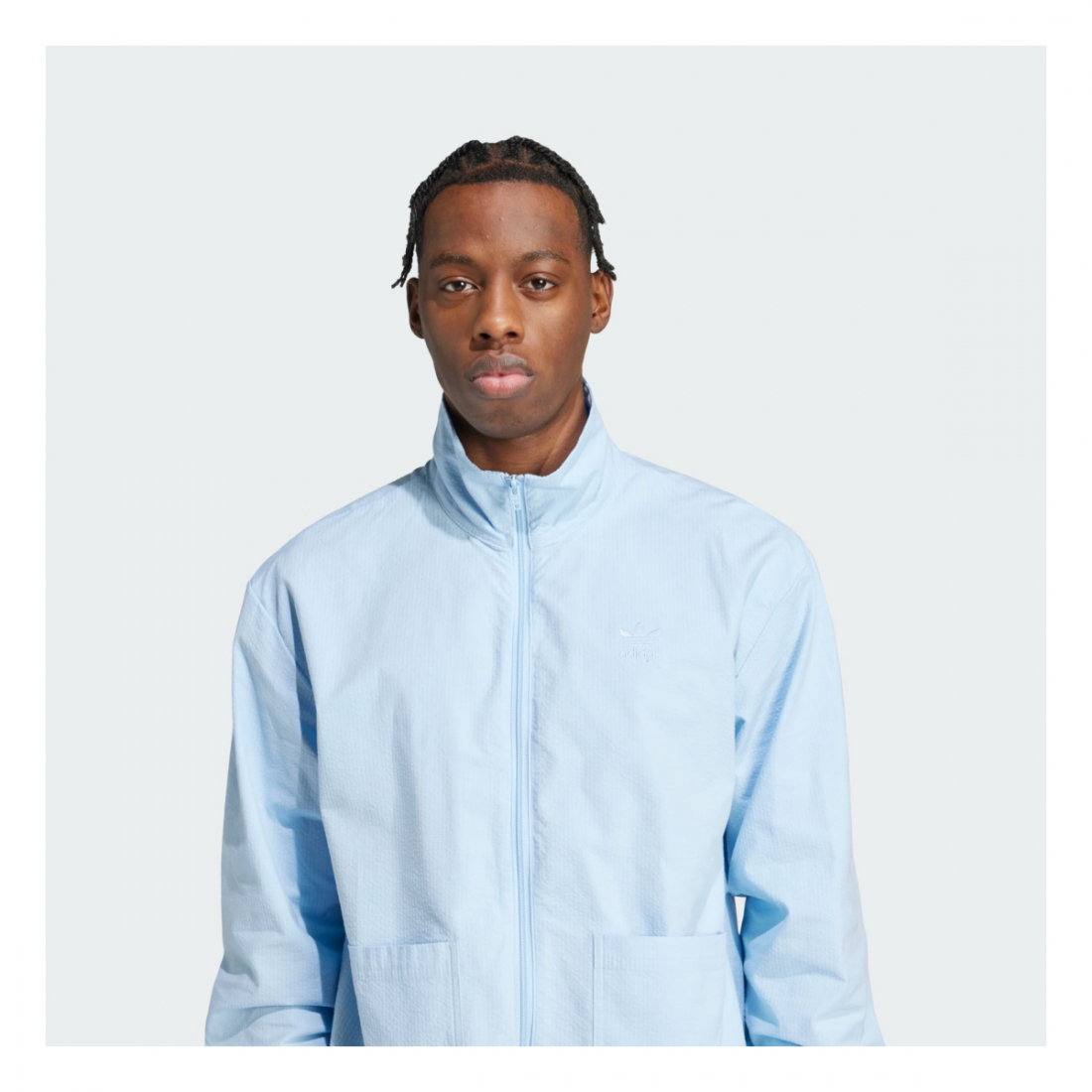 Veste de Survêtement 'Essentials Seersucker' pour Hommes