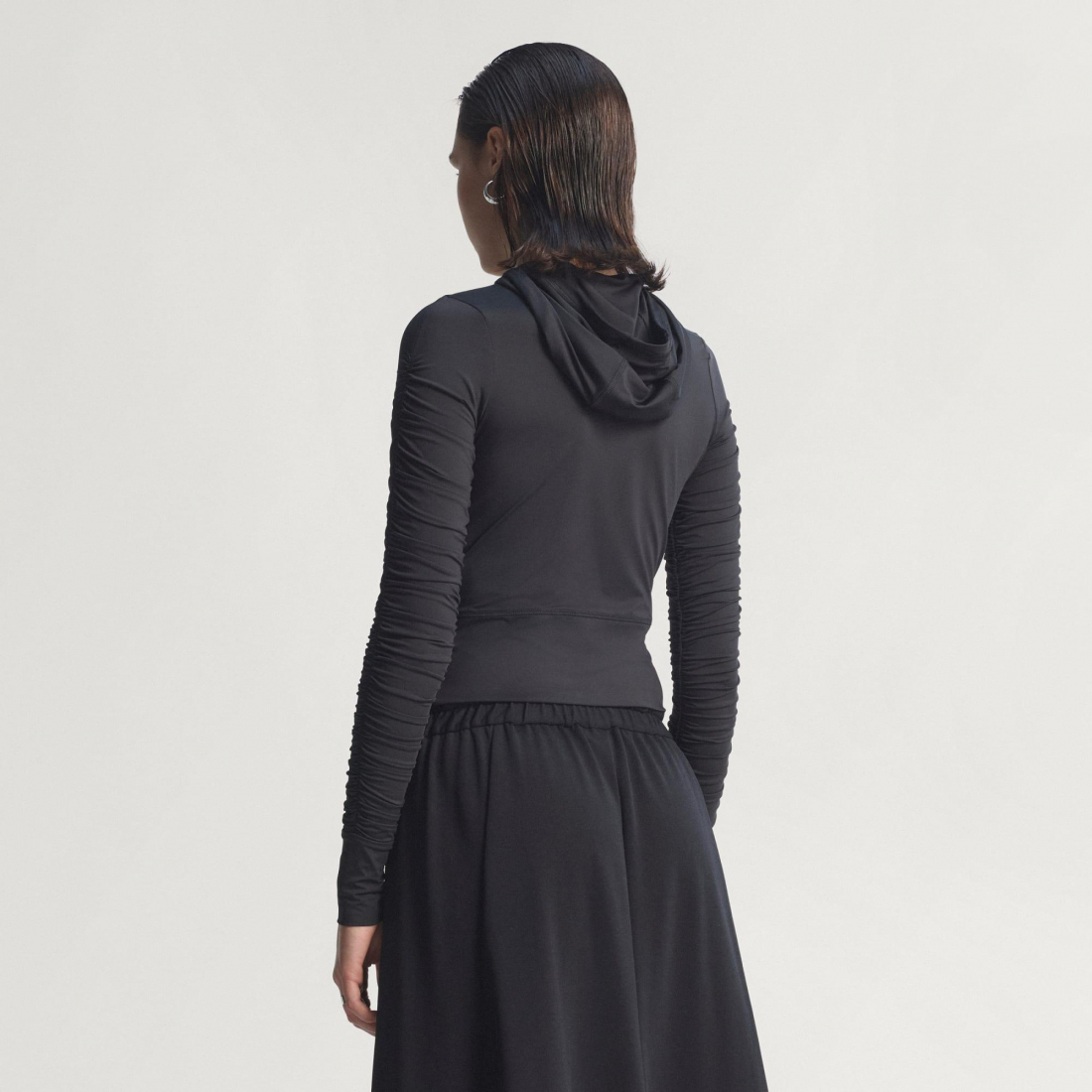 Women's 'Ruched' Track Jacket