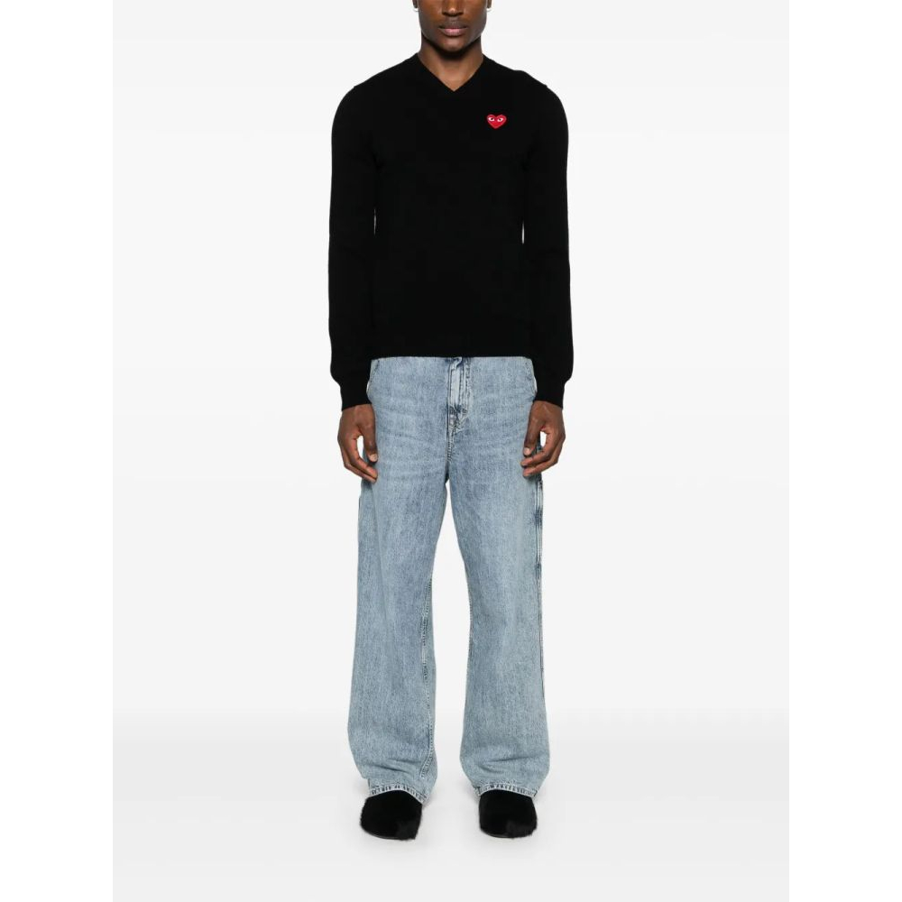 'Heart-Patch' Sweater