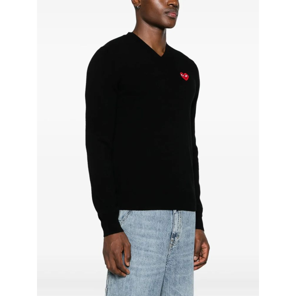 'Heart-Patch' Sweater